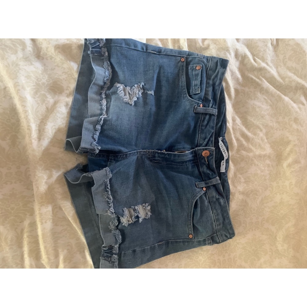 Blue jean shorts
